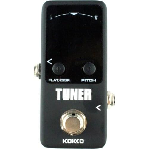 KOKKO Mini guitar Tuner effect pedal tuner Guitar effects pedal guitarra High sensitivity HD display Dual display mode