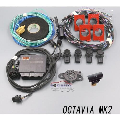 Front Park Pilot 4K To 8K Parking Sensors OPS Kit For SKODA OCTAVIA MK2