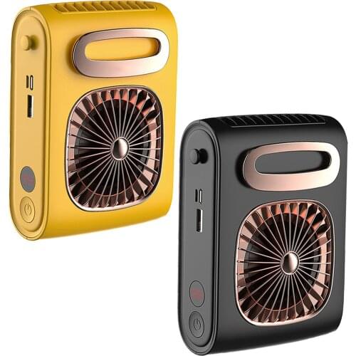 Portable Waist Clip Fan Wearable Strong for Traveling Farm T-shirts