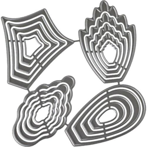 DIY Frames Card Curves Border Making Scrapbooking Dies Metal Crafts Layering Metal Cutting Dies Greeting Card Handmade