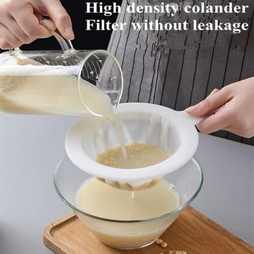 Soymilk filter mesh sieve Milk Bag Squeeze Juice Grid colander Handheld Flour Honey Strainer Filter beekeeper beehive tools