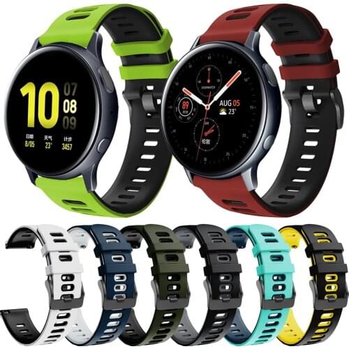 EasyFit Sport Silicone Strap Watchband For Samsung Galaxy Watch Active2 Active 2 44mm 40mm Band Bracelet Replace Accessories