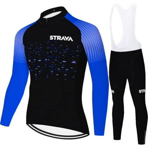 Strava Summer Spring Heren Camiseta Set Ropa Bicicleta Maillot Hombre Summer Equipacion Cycling Jersey Roupa Ciclismo Masculino