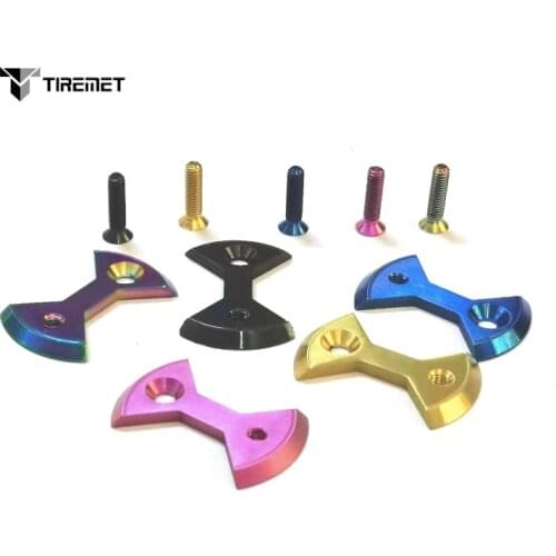 Titanium Bike Pedal Plate Cleats for SpeedPlay Zero &Light Action Bicycle Replace Parts Tiremet