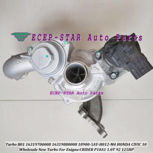 Turbo B01 18900-5AY-H012-M4 16319700008 16319880008 1631-970-0008 Turbocharger For HONDA For CIVIC 10 CRIDER P10A1 1.0T 125HP