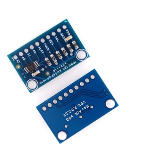 16 Bit I2C ADS1115 Module ADC 4 Channel with Pro Gain Amplifier RPi