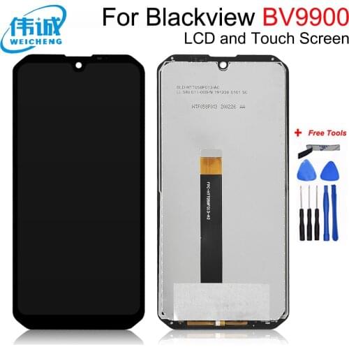 5.84'' For Blackview BV9900 LCD Display and Touch Screen Digitizer Assembly BV9900 Pro LCD BV9900E Screen Replacement With Frame