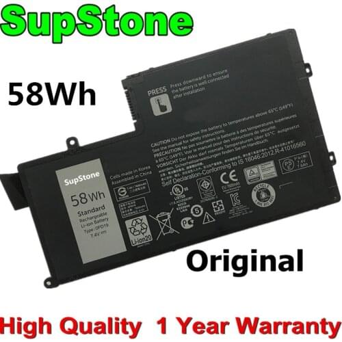 SupStone 7.4V 58Wh Original 0PD19 battery For Dell Inspiron 15-5547,5548 5443 5448 01V2F6 Latitude 3550 0DFVYN OPD19 TRHFF P51G