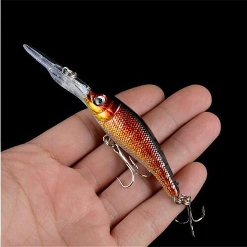 3D Eyes Anti-Corrosion Bionic Professional Plastic Fishing Bait MinnowArtificial Sinking Wobblers 8G/10CMFishing Lure Hard Bait