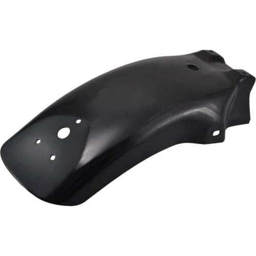 Cafe Racer Rear Fender Universal Glossy Black Metal Motorcycle Mudguard For Harley Honda Yamaha Kawasaki Chopper Bobber Cruiser
