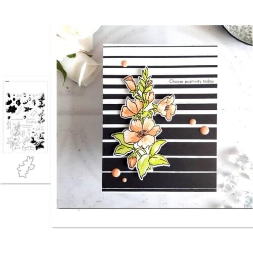 Flower Metal Cutting Dies and Stamps For Scrapbooking Dies Craft Stencil Embossing Craft Supplies New Cutting Dies