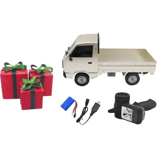 Toy Grade WPL D12 RC Truck Car 1/10 Scale Simulation On-Road Climbing Car