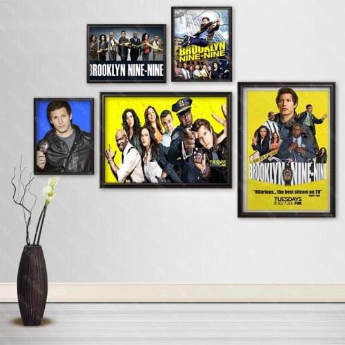 Custom TV Series Brooklyn Nine-Nine Silk Cloth Canvas Poster Home Decoration Wall Art Fabric Poster Print More Size 40x60cm