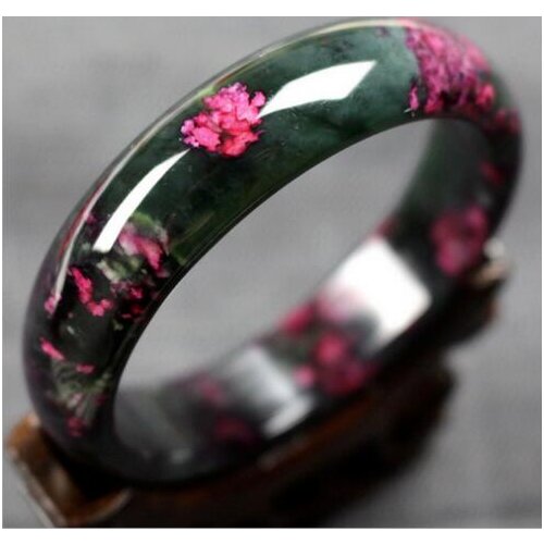 Beautiful Peach Blossom Hetian Jadeite Bangle 100% Natural Hand-Carved Bracelet