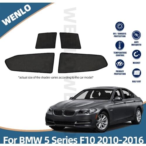 For BMW 5 Series F10 2010-2016 magnetic car curtain sun shade car window shade car styling