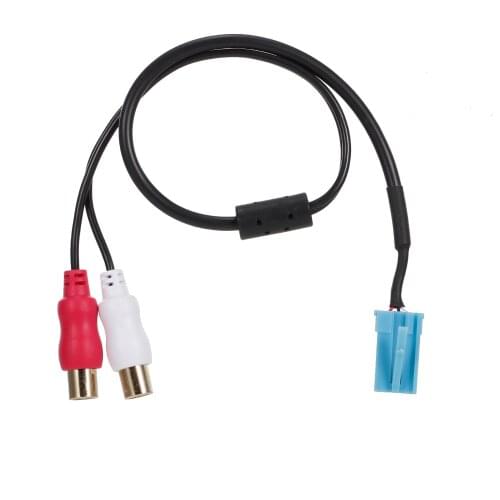 Mini Car RCA Cable Adapter, 8-pin RCA Cable Adapter Replacement for Volkswagen Audi bla-181 CD charger