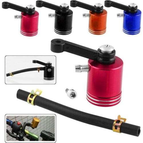 New Universal Motorcycle Front Master Cylinder Brake Clutch Tank Fluid Oil Reservoir Cup Alloy for Kawasaki for Yamaha for Honda