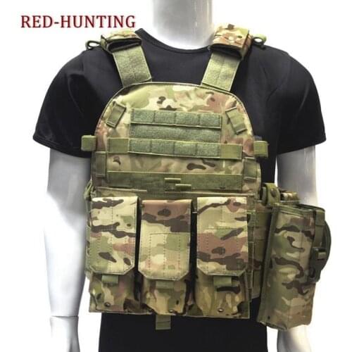 New USMC Airsoft Military Tactical Vest Molle Combat Assault Plate Carrier Tactical Hunting Vest