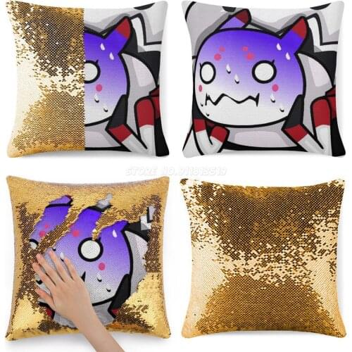 So I'm A Spider So What ? Kumoko Nai Wa~ ( No Way ) Sequin Pillowcase Glitter Throw Pillow for Party Cafe Home Sofa Anime Manga