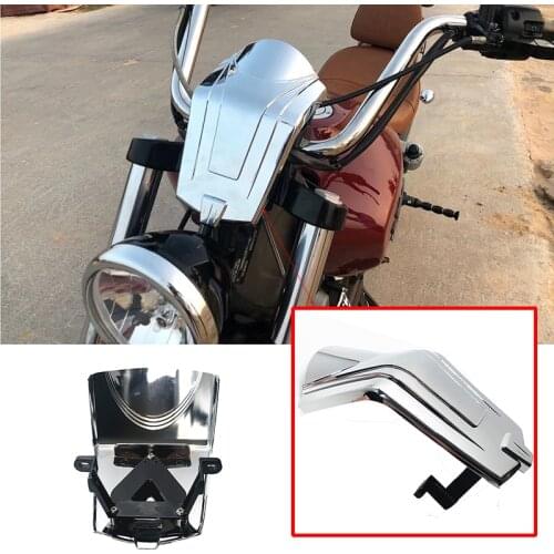 Triple Tree Control Wiring Cover Chrome fits For Indian Scout Models 2015 2016 2017 2018 2019 Motorcycle Accessories