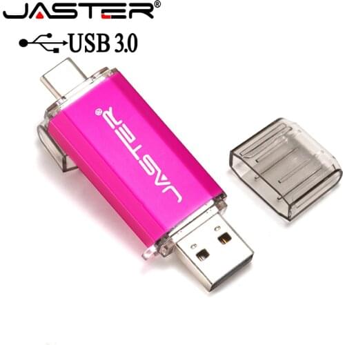 JASTER OTG Usb Stick Type C Pen Drive 128 GB 64 GB 32 GB 16 GB USB Flash Drive 3.0 Hoge Snelheid Pendrive voor Type-C Apparaat