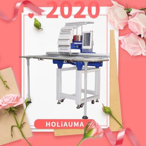 Flat/cap embroidery machine one head 1501L 15 colors for large computerized embroidery machine prices