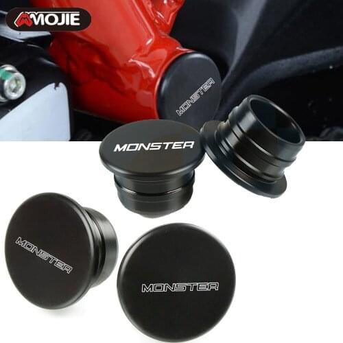 FOR Ducati MONSTER 797 Scrambler Classic Scrambler Icon Sixty Frame Hole Cover Plug Decorative Frame Cap Motorcycle Accessories
