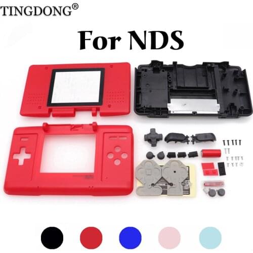 Housing Shell Case Cover with Buttons For Nintend DS Game Console Replacement Dustproof Protective Case for NDS Repair Parts