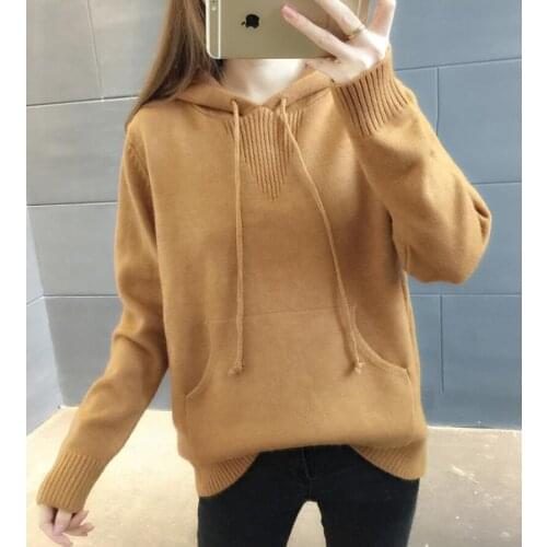 Multicolor sweater female 2018 autumn explosion sweater coat Korean fashion slim sweater blouse