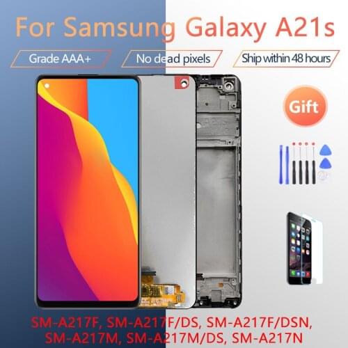 For Samsung Galaxy A21S Display A217F A217 LCD Touch Screen Digitizer Display For Galaxy A21S LCD A217F/DS A217H
