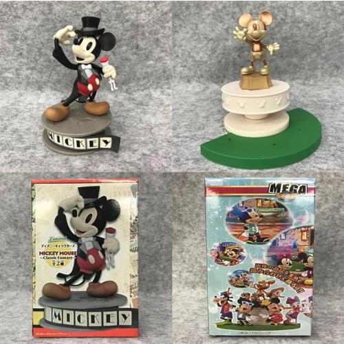 12cm Disney Mickey Mouse Clubhouse Mickey Sculpture Mickey and Fantasy Mickey Action Toy For Kids Gifts