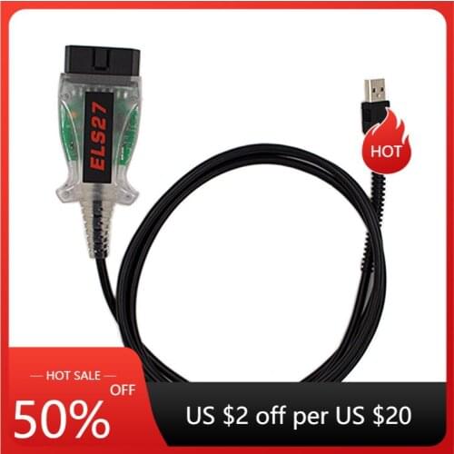 2021 Hot ELS27 FORScan V2.3.8 OBD2 Scanner PIC24HJ128GP FTDI Mircochip ELS 27 Multi Language for Ford/for Mazda/L-incoln/Mercury