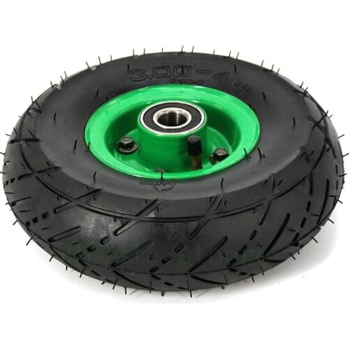 3.00-4 Pneumatic Tire And 6204RS Bearing Hub Are Used For Trolley 10 Inch Tool Car Accessories