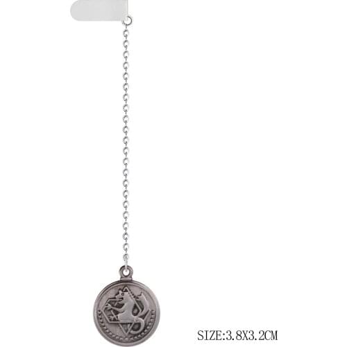 Anime Fullmetal Alchemist Bookmark Edward Homunculus Logo Book Mark Pendant Book Study Gift Men Women Jewelry