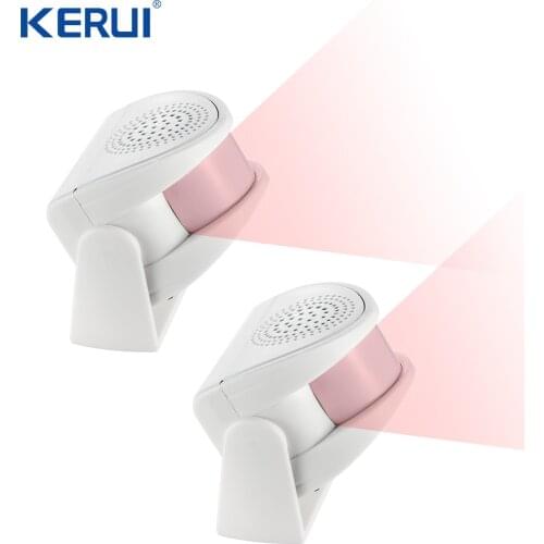 KERUI M5 32 Songs Wireless PIR Motion Sensor Door Bell Shop Visitor Alert Chime Alarm Burglar Doorbell for Office/Home Security