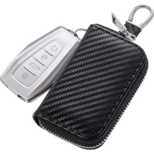 Car Keys Case FOB Signal Blocker Bag RFID Shielding Key Credit Card Bags Organizer For Privacy Protection Box Bags For Key Fob