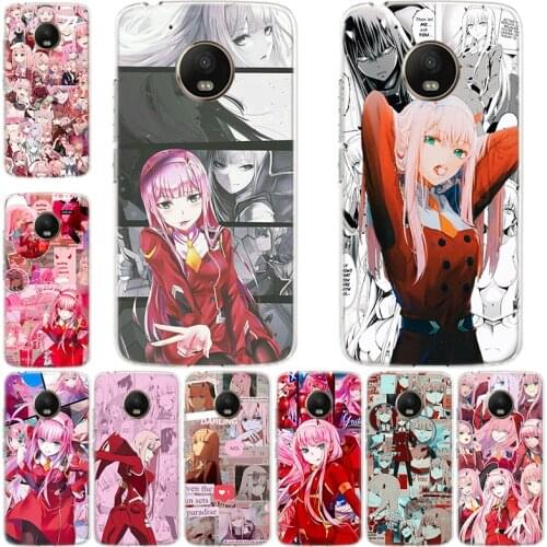 Zero Two Darling in the FranXX Anime Novelty Phone Case For Motorola Moto G9 G7 G8 Power E6 E5 G6 G5 G5S EU Plus Play One Action