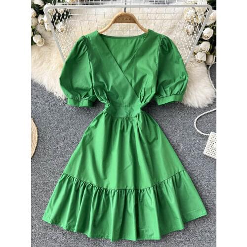 Croysier Solid Summer Dresses
