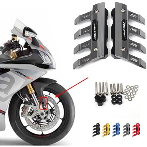 For Aprilia RSV4 RF RSV4-RF Motorcycle Accessories Mudguard Side Protection Block Front Fender Side Anti-Fall Slider