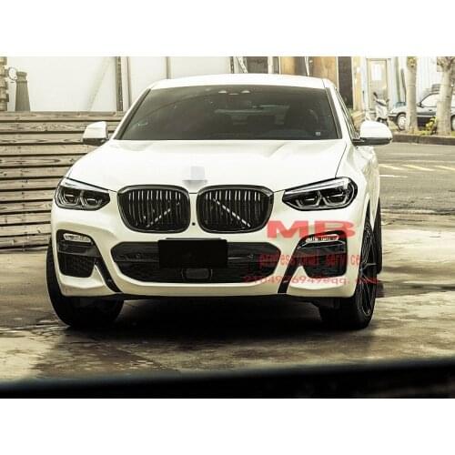 G01 G02 new X3 X4 ABS bumper grille Replacement Tri-color gloss matt black Double fin Slat xDrive35i 30i 28i 20i X3M X4M 2018-on