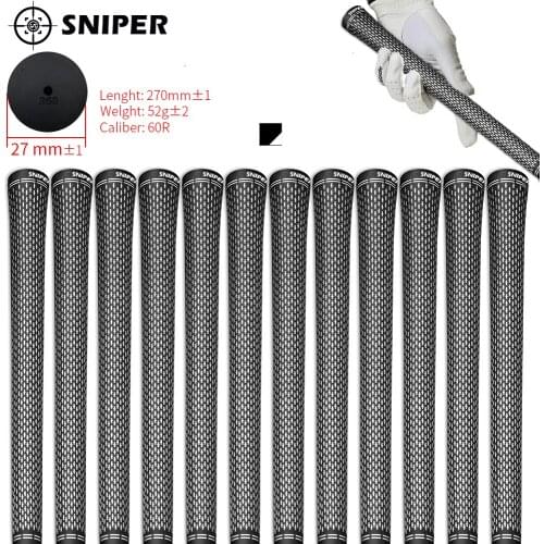 Golf grips TV 360 designed for adjustable clubs white black 50 pieces non-slip club grips