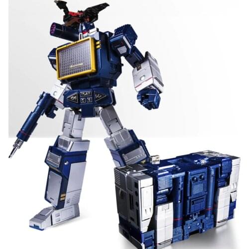 THF Transformation Toys Tape Recorder Transformed Into Robot Alloy Toy MP13 Tape Conversion Laser Bird Birthday Gift Box