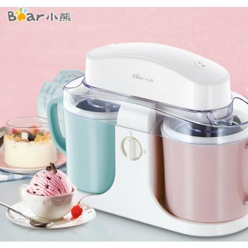 JRM0144 Household Ice Cream Machine Automatic Doulbe Bucket Popsicle Machine Home Kitchen Appliances 1L Small Mini Homemade