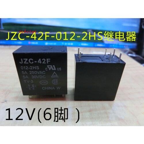 JZC-42F-012-2HS Relay 12V(6 Legs)