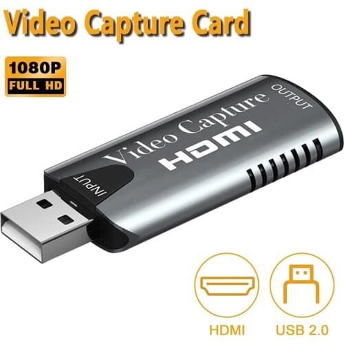 Video Capture Card Durable Convenient HDMI 1080P 60fps Game Capture Board for Recording Live Streaming gaming accessories