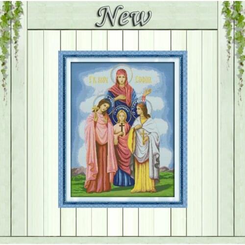 Religion belief Jesus painting decor counted printed on canvas DMC 11CT 14CT Chinese Cross Stitch kit embroidery needlework Sets