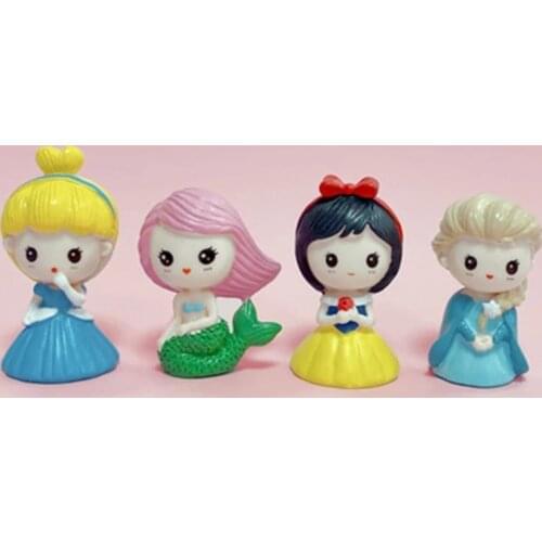 ZOCDOU 1 Piece Pretty Little Princess Doll Small Statue Little Figurine Crafts Figure Ornament Miniatures