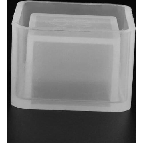 Cube Flower Pot DIY Silicone Molds Garden Planter Cement Concrete Vase Soap Moulds