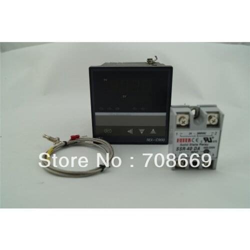 TC/TRD multi-input PID Temperature controller + max.40A SSR + K thermocouple probe SSR Output 96*96mm