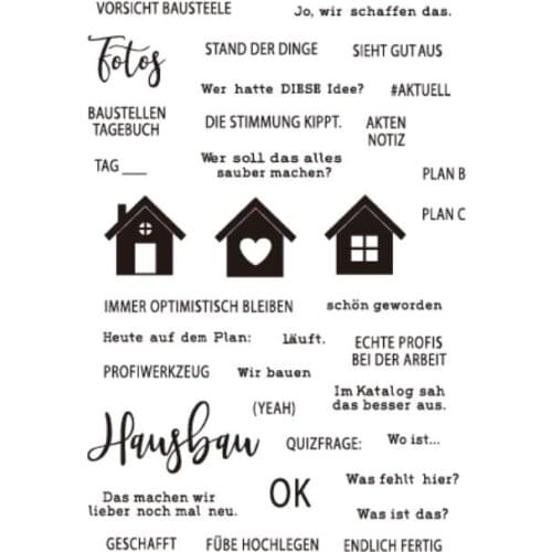 German Silicone Stamp Seal for DIY scrapbooking photo album Decorative clear stamps A348